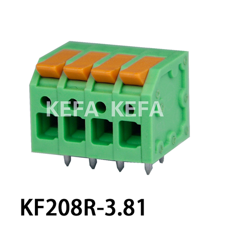 KF208R-3.5/3.81 Plint av fjädertyp