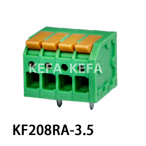 KF208RA-3.5/3.81 Plint av fjädertyp