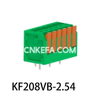 KF208VB-2.5/2.54 Plint av fjädertyp