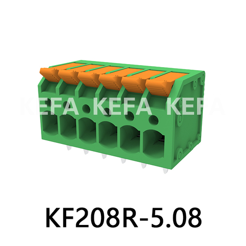 KF208R-5.0/5.08 Terminalblock för fjädertyp