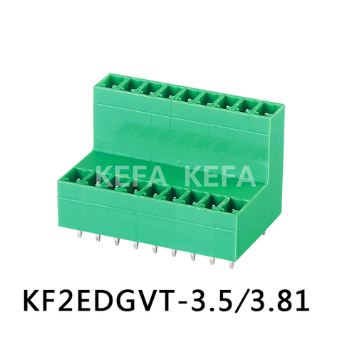 KF2EDGVT-3.5/3.81 pluggbara terminalblock