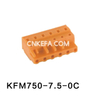 KFM750-7.5-0C pluggbara terminalblock