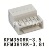 KFM350RK-3.5/ KFM381RK-3.81 Pluggbar plint