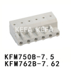 KFM750B-7.5/KFM762B-7.62 pluggbara terminalblock