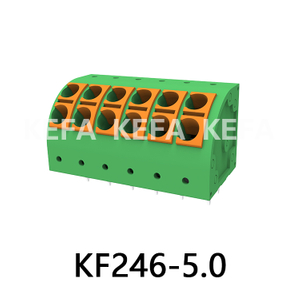 KF246-5.0 Spring Type Terminal Block