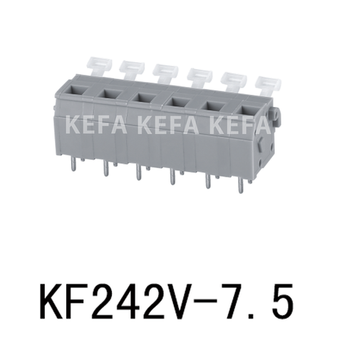 KF242V-7.5 Plint av fjädertyp