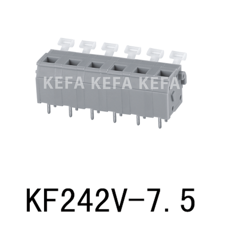 KF242V-7.5 Plint av fjädertyp