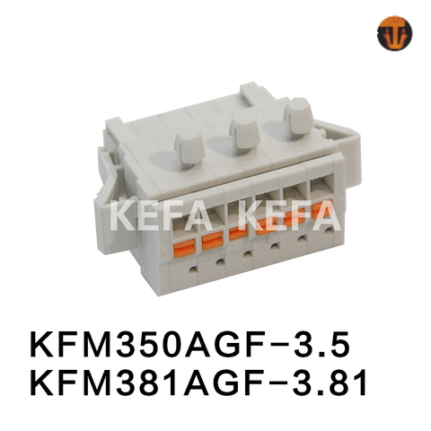 KFM350AGF-3.5/ KFM381AGF-3.81 pluggbara terminalblock