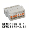 KFM350RK-3.5/ KFM381RK-3.81 Pluggbar plint