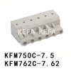 KFM750C-7.5/KFM762C-7.62 pluggbara terminalblock