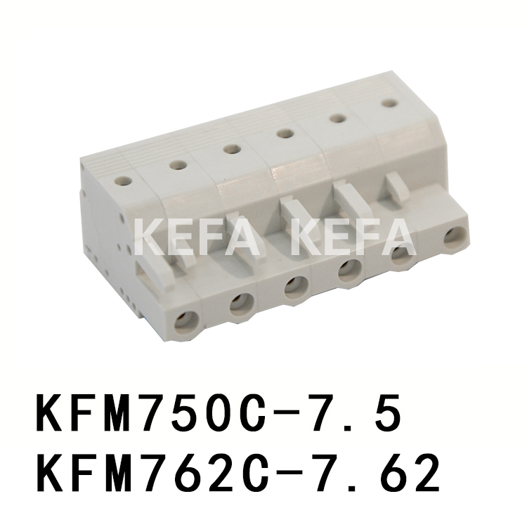 KFM750C-7.5/KFM762C-7.62 pluggbara terminalblock