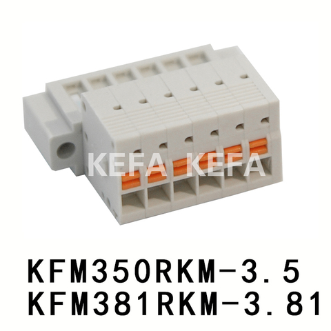 KFM350RKM-3.5/ KFM381RKM-3.81 pluggbara terminalblock