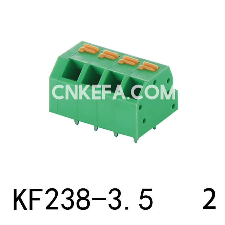 KF238-3.5-2 Spring Type Terminal Block